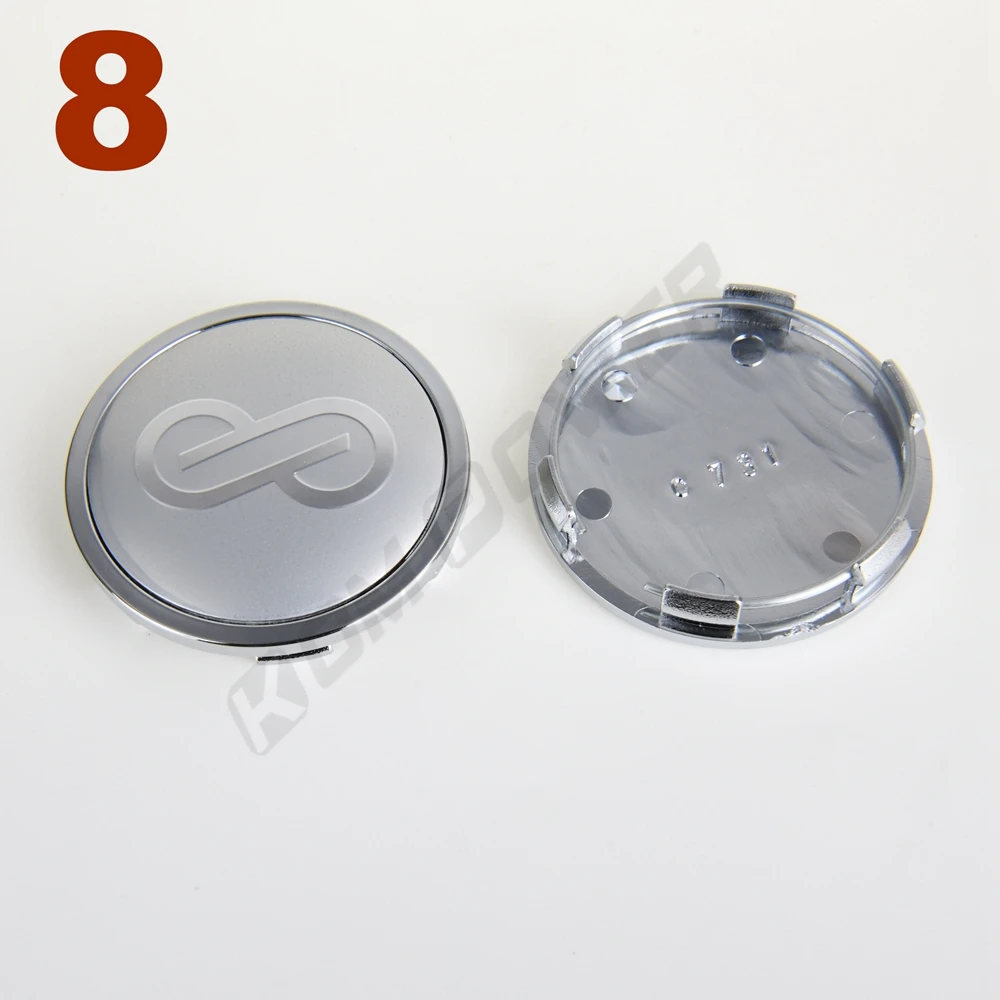 4PCS OD 65MM / ID 60MM Wheel Hub Cap ENKEI Sport Rim Cover Wheel Center Cap