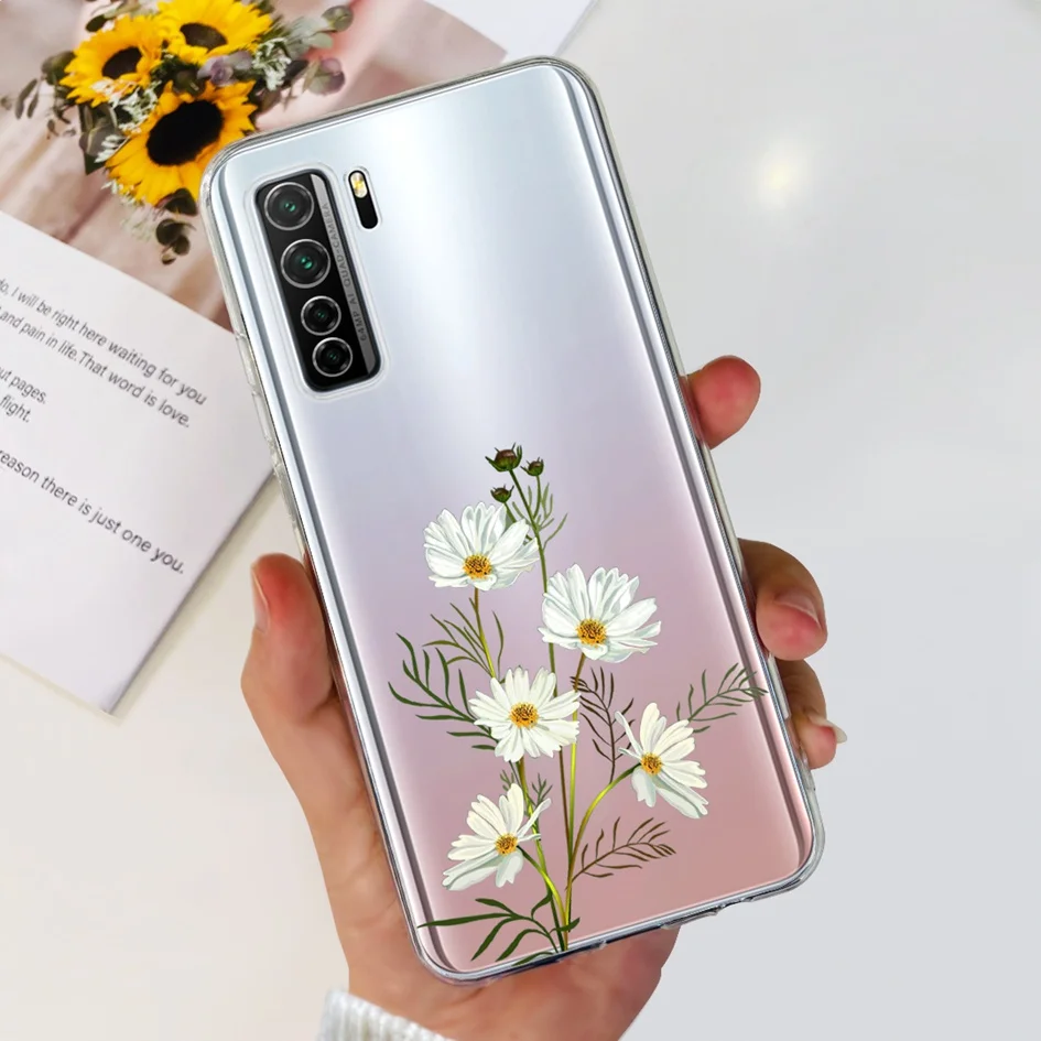Clear Fashion Pattern Soft Silicone Case