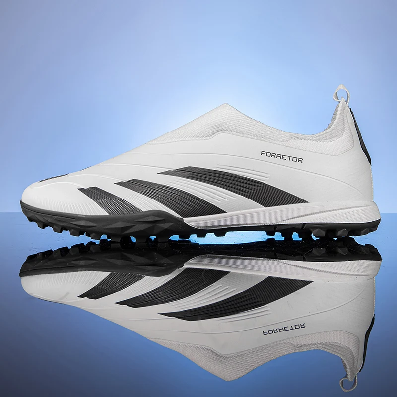 High Quality Mens Soccer Shoes Non-Slip Turf Soccer Cleats for Kids TF/FG Training Football Sneakers Chuteira Campo 35-45