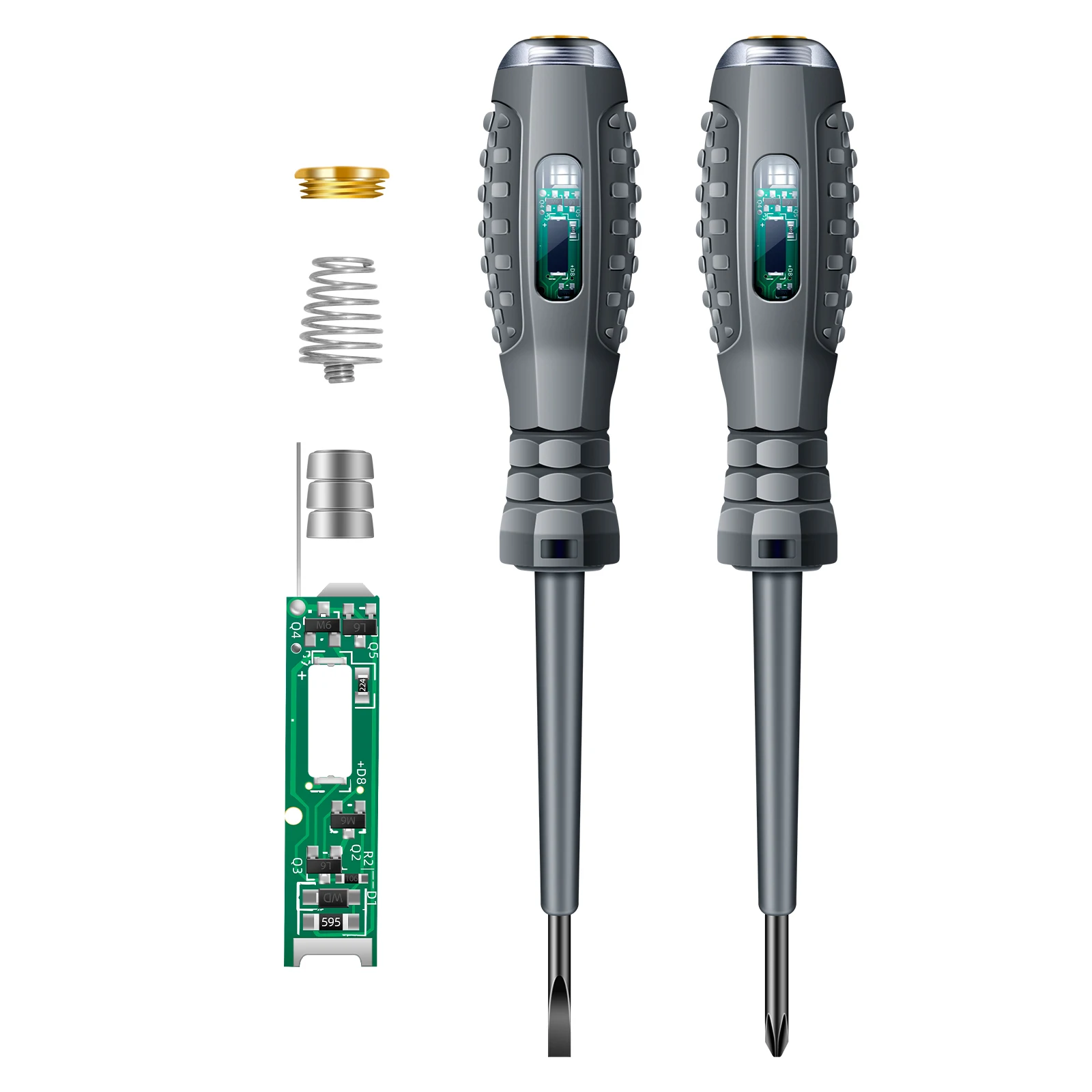 ANENG B05 2Pcs Word/Cross Screwdriver Electric Tester Pen Multi-functional House