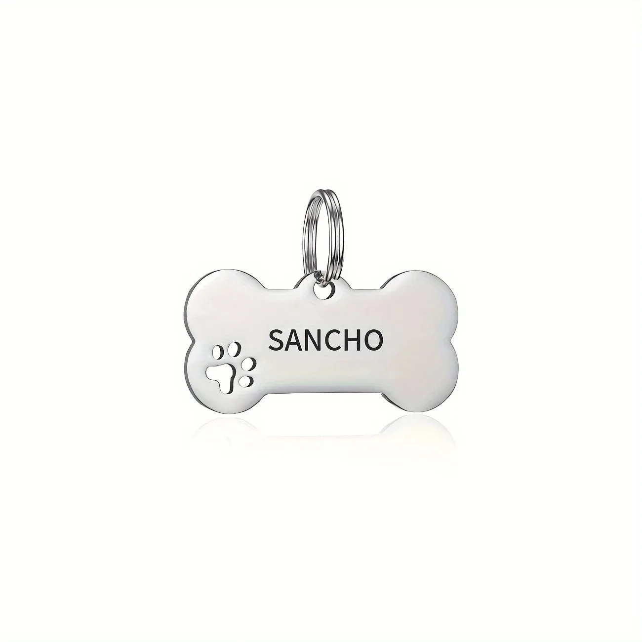 Personalized Engraved High Quality Dog Cat Tags with Name and thumbnail 5