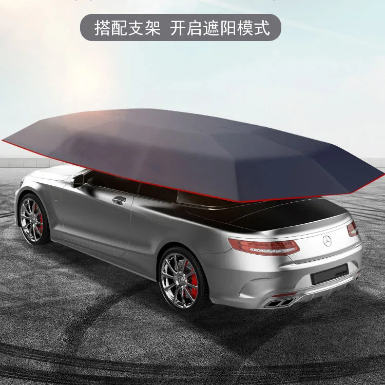 Ombrello Parasole Per Auto Completamente Automatico Tetto Mobile Intelligente Per Garage Isolamento Termico Copertura Di Protezione Solare Capannone P
