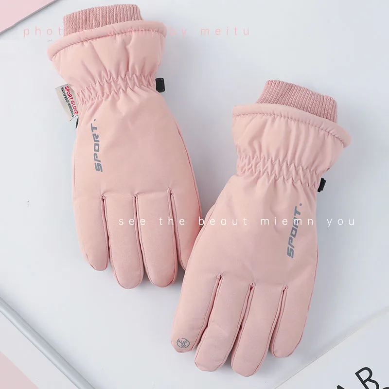 

2022 Winter Ski Gloves Men Women Snow Warm Touch Screen Mittens Outdoor Sports Riding Skiing Waterproof Snowboard Moto Guantes