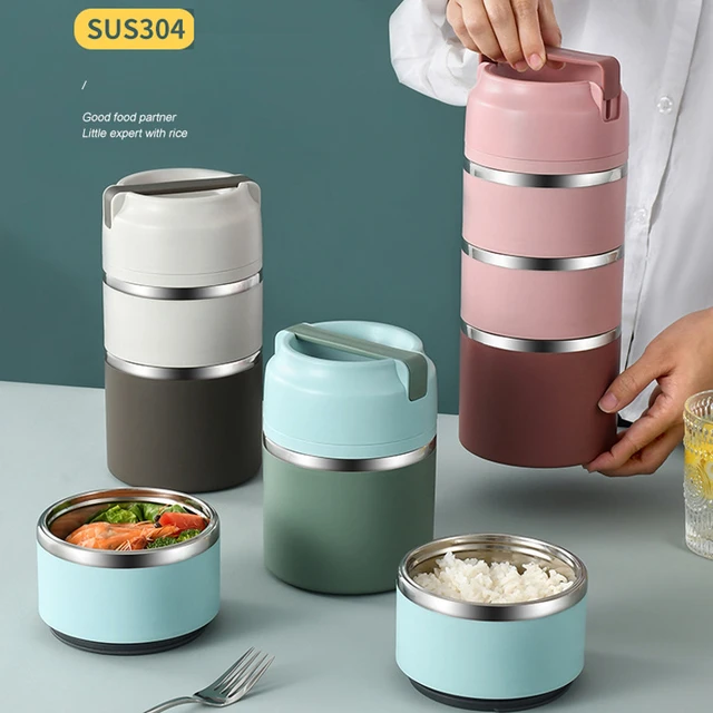 Thermos pour aliments chauds, 1400ml Boîte Isotherme Repas