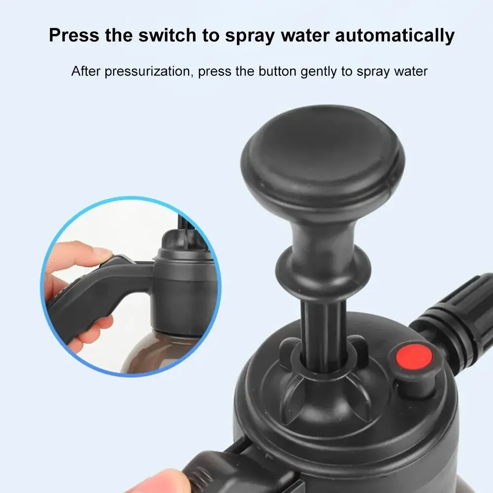 2L Foam Sprayer Car Wash Hand-held Foam Watering Can Air Pressure Sprayer Plastic Disinfection Water Bottle Car Cleaning Tools BEST SELLERS