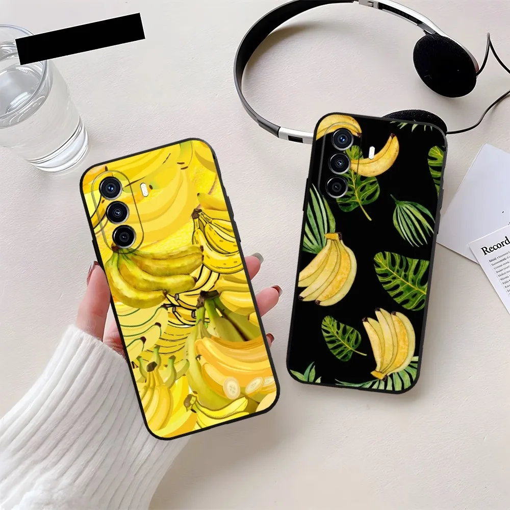 

Bananas Fruit Phone Case For Huawei P50 P30 P40 P10 P20 Lite Mate 40 Pro Plus Psmart Z 6 7 9 Shell Cover