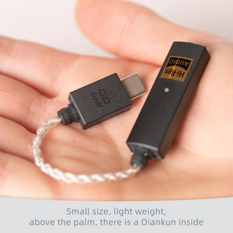 iFi GO link Portable USB Balanced DAC Headphone Amplifier Dongle Dynamic Range Enhancement Total Harmonic Distortion Decoder