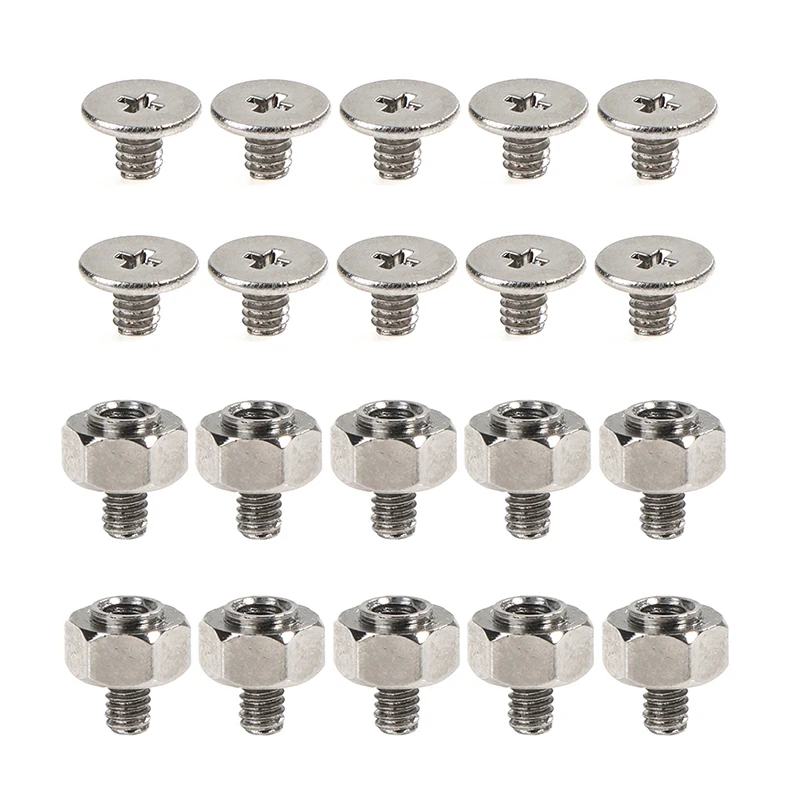 High Quality 10Sets Mounting Screws Kits Hand Tool Mounting Stand Off Screw Hex Nut For A-SUS M.2 SSD Motherboard