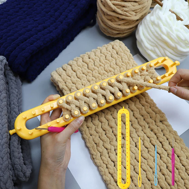 Scarf Knitting Machine Kit DIY Craft Knitting Board Dense Knitting Machine Scarf Sweater Shawl Blanket knitting supplies knitting craft supplies knitting machine