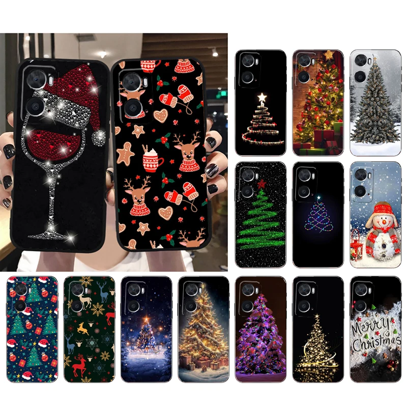 

Merry Christmas Tree Case For OPPO Realme 10 Pro Plus GT 2 Pro X2 Pro XT C25S 8 7 6 Pro 6i GT Master C3 C21 C21Y X3 SuperZoom