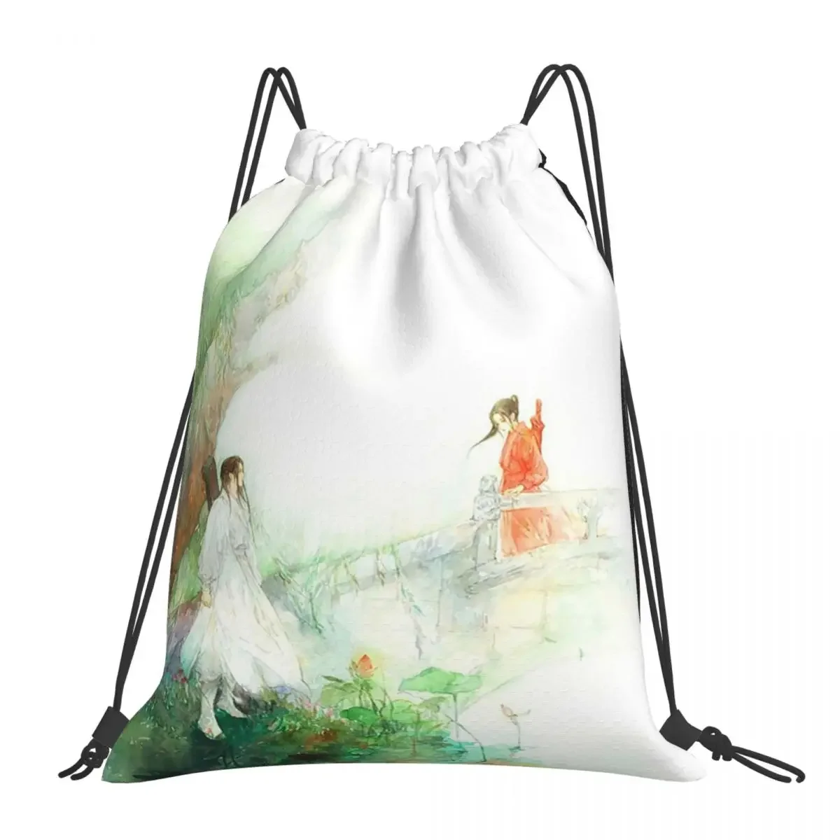 

Love O2O C-Drama Backpacks Multi-function Drawstring Bags Drawstring Bundle Pocket Sports Bag BookBag For Travel Students