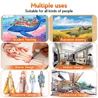 Профессиональный набор художественных маркеров, спиртовые маркеры для рисования художника, двойной наконечник (наконечник кисти + дорожный наконечник) для раскрашивания, принадлежности для рисования, подарок — изображение 6