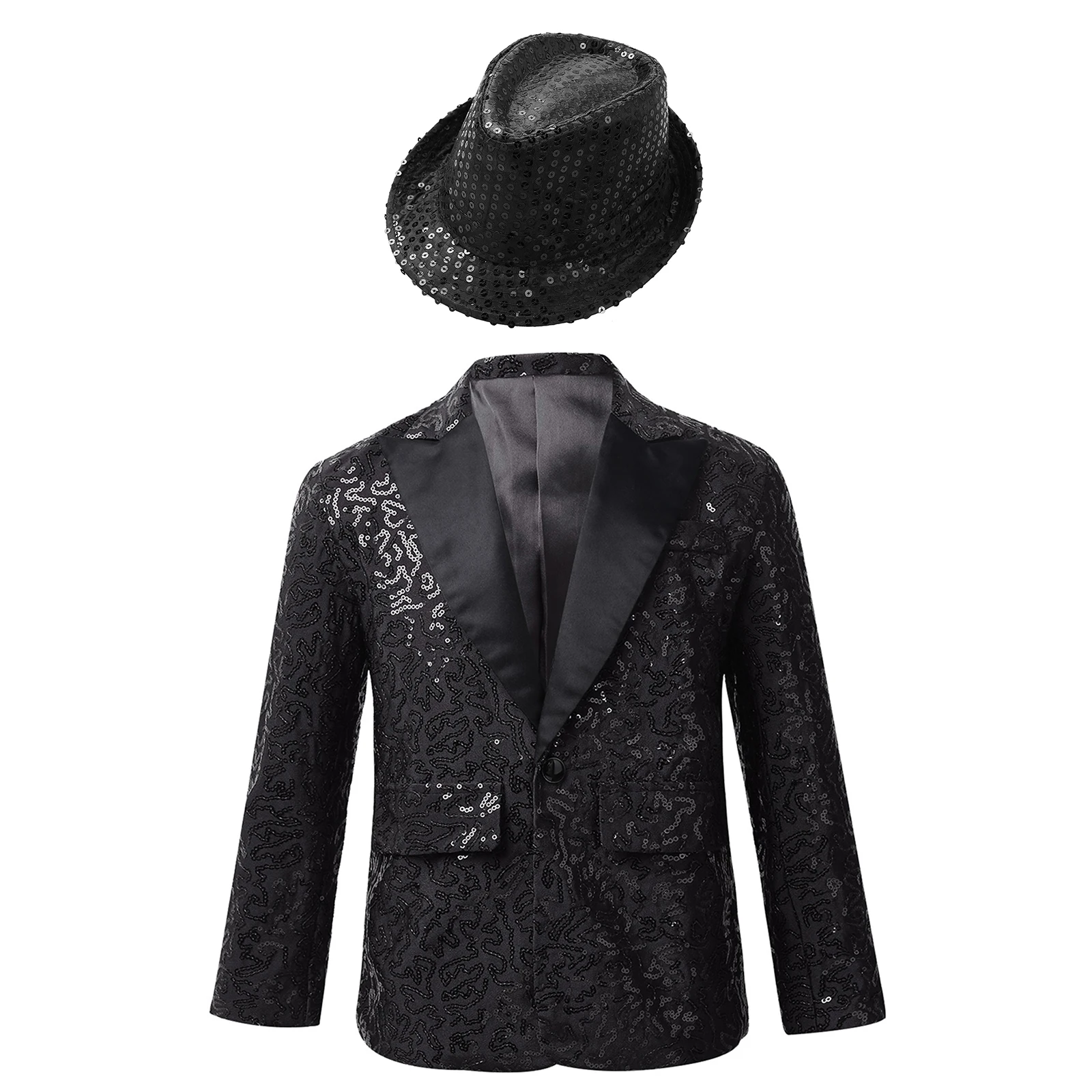 Giacca Per Bambini Natale Blazer Con Paillettes Per Bambini