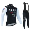 Team Autumn Cycling Jersey Set Uae Long Sleeve Quick Dry Cycling Clothing Bike Uniform MTB Clothes Bicycle Wear Ropa Ciclismot 5