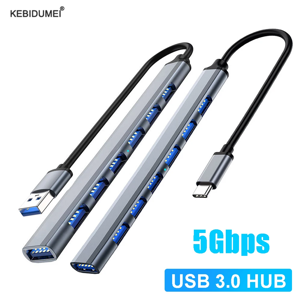 Usb hub usb 3 0 hbu usb 2 0 hbu usb c hbu type c hub multi splitter