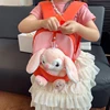 Personalised Plush Unico rn Stuffed Animals Backpack with Removable Stuffed Plush Toy Animals Backpack for Girls 4