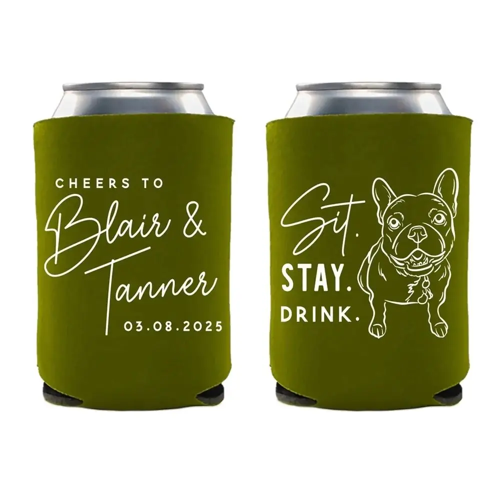 

Охладитель для свадебных банок # 236R-иллюстрация домашних животных-оставающийся напиток-Свадебные сувениры, держатель для банок, свадебные сувениры, держатель для банок, банка