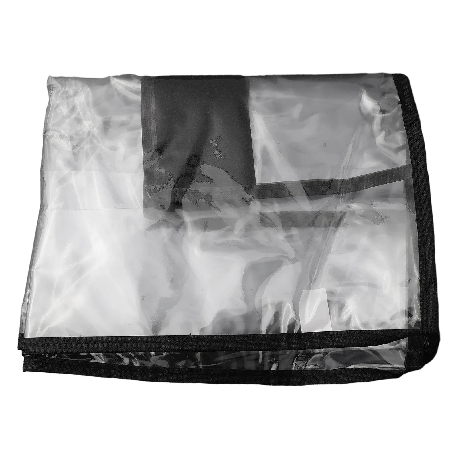 Practical Useful Luggage Cover Protector Transparent+black Travel Waterproof 1pcs Anti-scratch Freeze-proofing