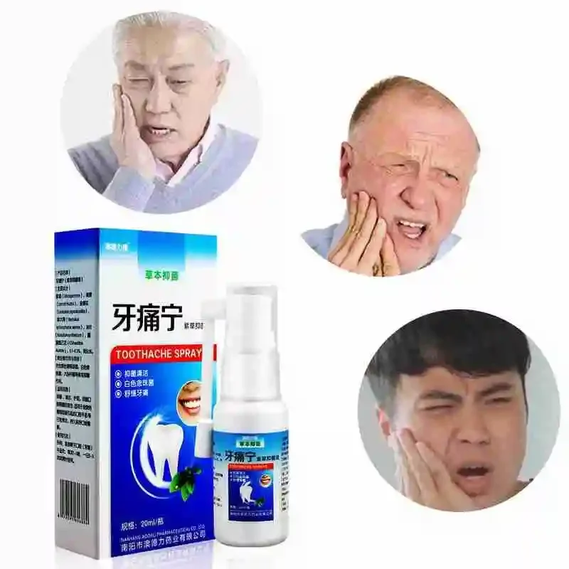 20ml Oral Care Tooth Prevent Toothache Pain Relief Sprays Cotton Swabs Easy Carry Around Teeth Care Plaster