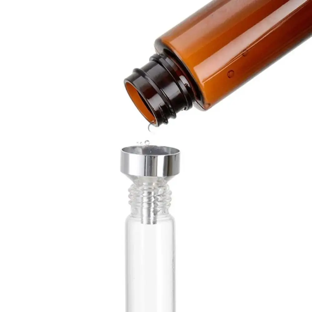 5Pcs Mini Funnels Stainless Steel Pour Oil Liquid Funnel Perfume Dispensing Bottles Refilling Funnels For Kitchen Accessories