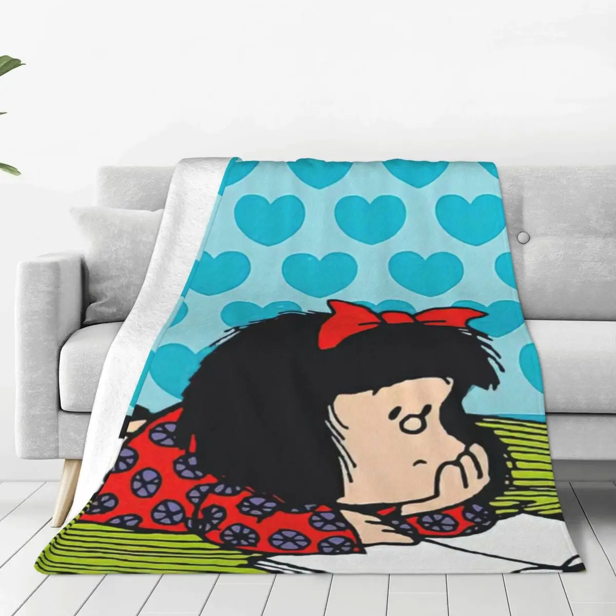 

Mafalda Bed Blanket Flannel Blanket Flannel Blanket Air conditioning blanket