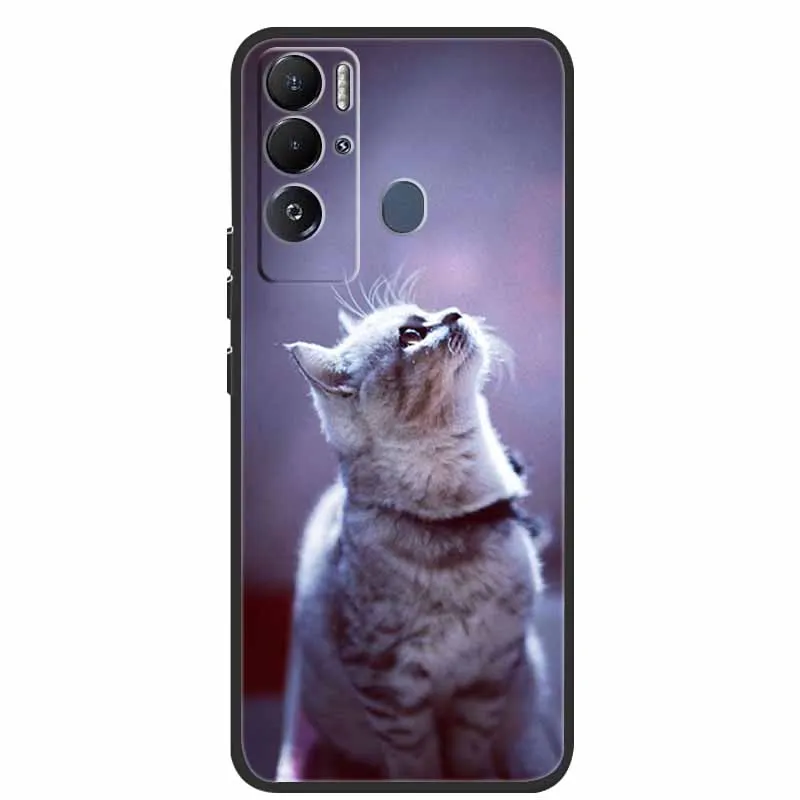 Animal Print Soft Silicone Shockproof Phone Case with Bumper Coque