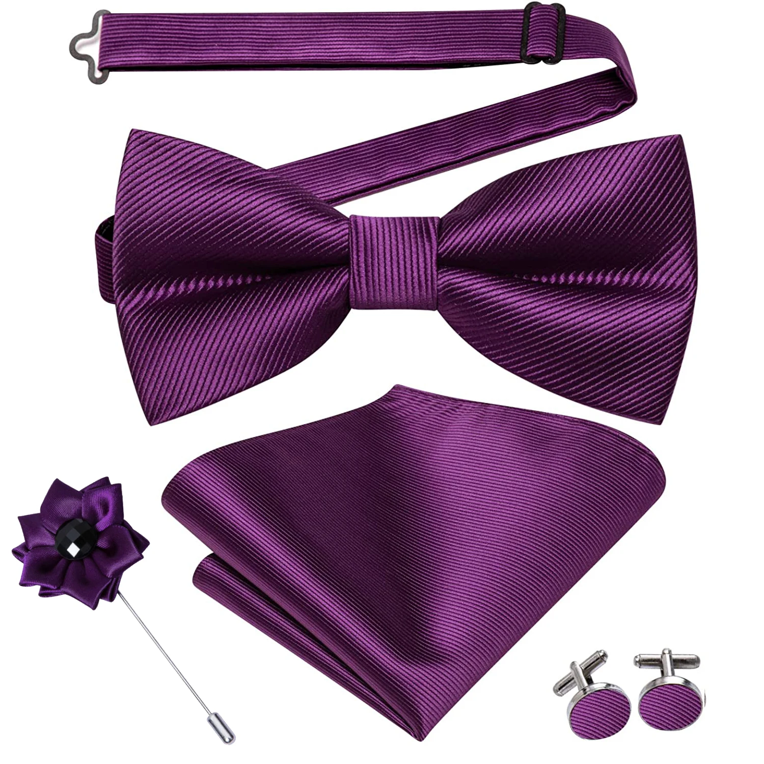 Papillon Kente Africano Con Fazzoletto Da Taschino Da Uomo Set Collo - Foto 10