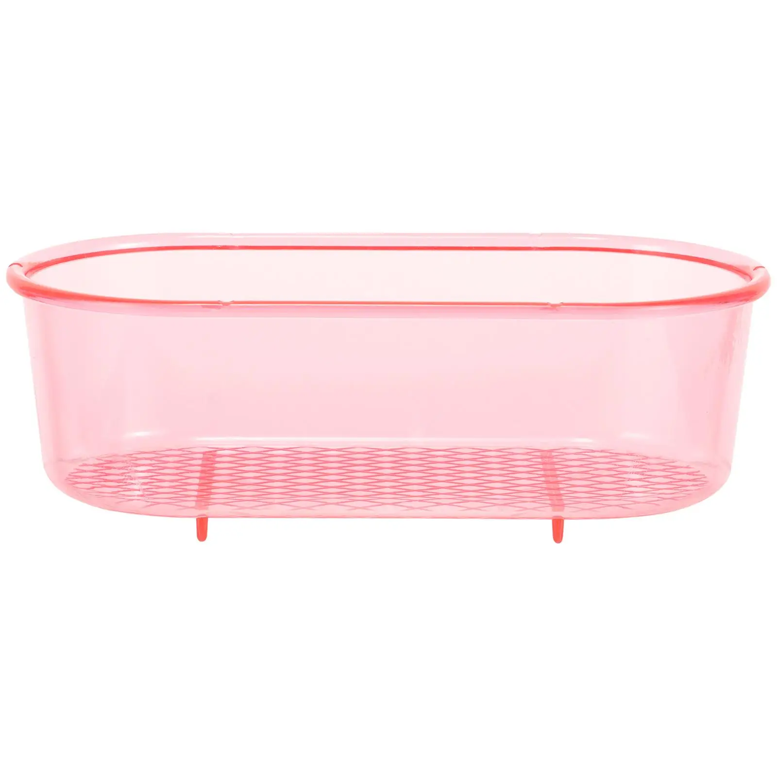 1 Bird Bath Box Plastic Compact Bathtub for Cage Parakeet Bathing Cube Basin Reusable Safe Smooth Edges Multi