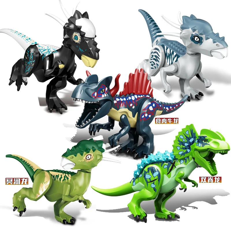 New Jurassic Dinosaurs Dilophosaurus Model Toy Home Decoration Decor Kids Gifts 