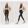 2024 Spring Autumn Maternity Leggings Pregnant Women High Elastic Belly Support Pants Unfettered Seamless Maternity Shark Pants 6