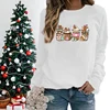 Christmas Gingerbread Cookies Graphic Sweatshirt | Women’s Casual Pullover