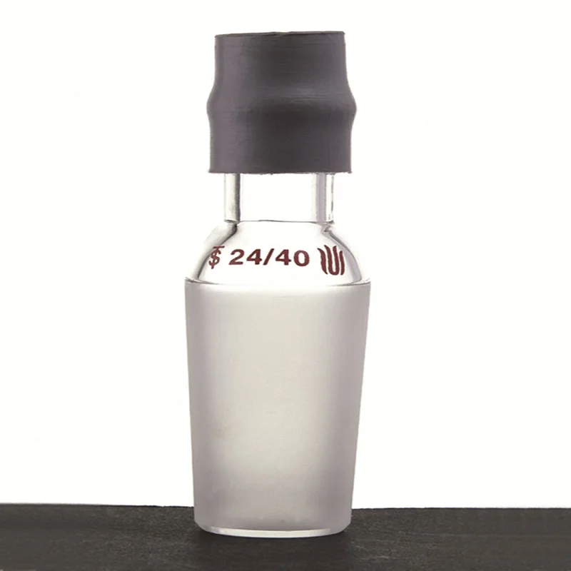 

SYNTHWARE Thermometer connector with 7mm inner diameter rubber sleeve, 24/40, Borosilicate Glass, A452440