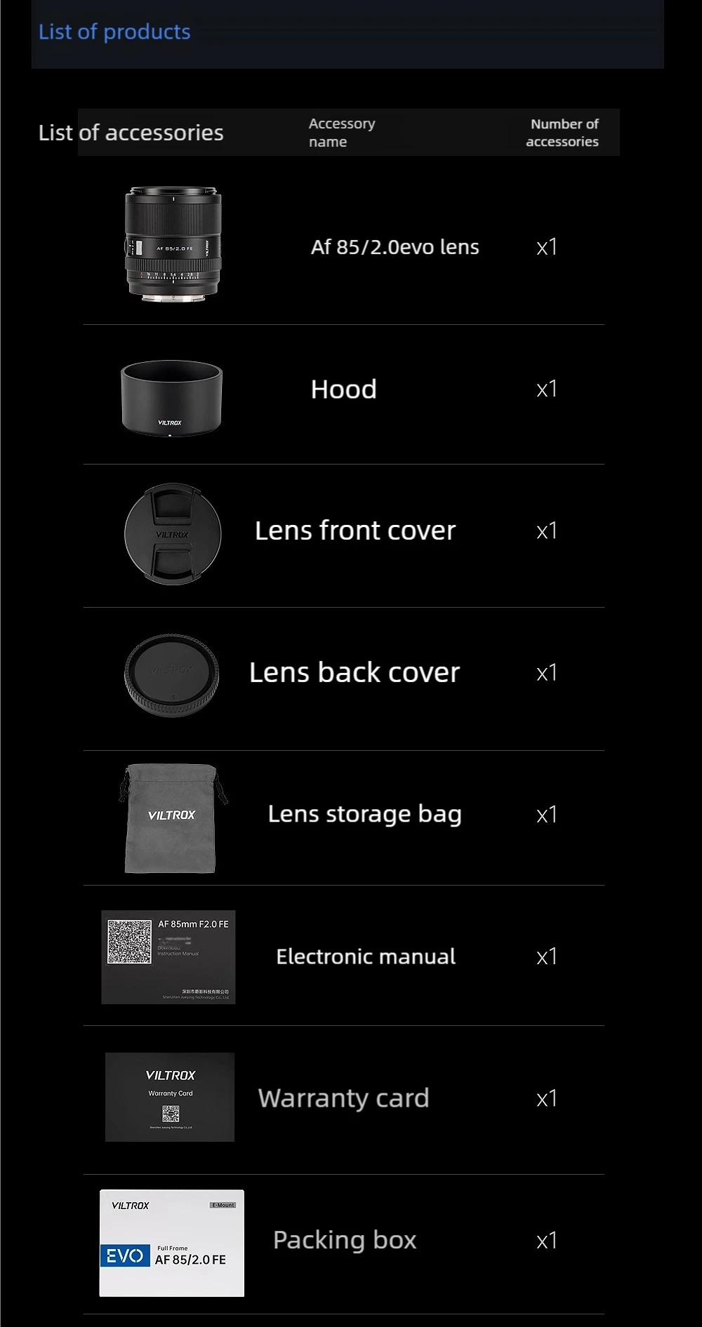 VILTROX AF 85 mm F2.0 EVO Vollformat-Autofokus-Kameraobjektiv mit großer Blende für Sony E Nikon Z Mount A7IV A7C ZV-E1 FX3 A9III – Detail 19