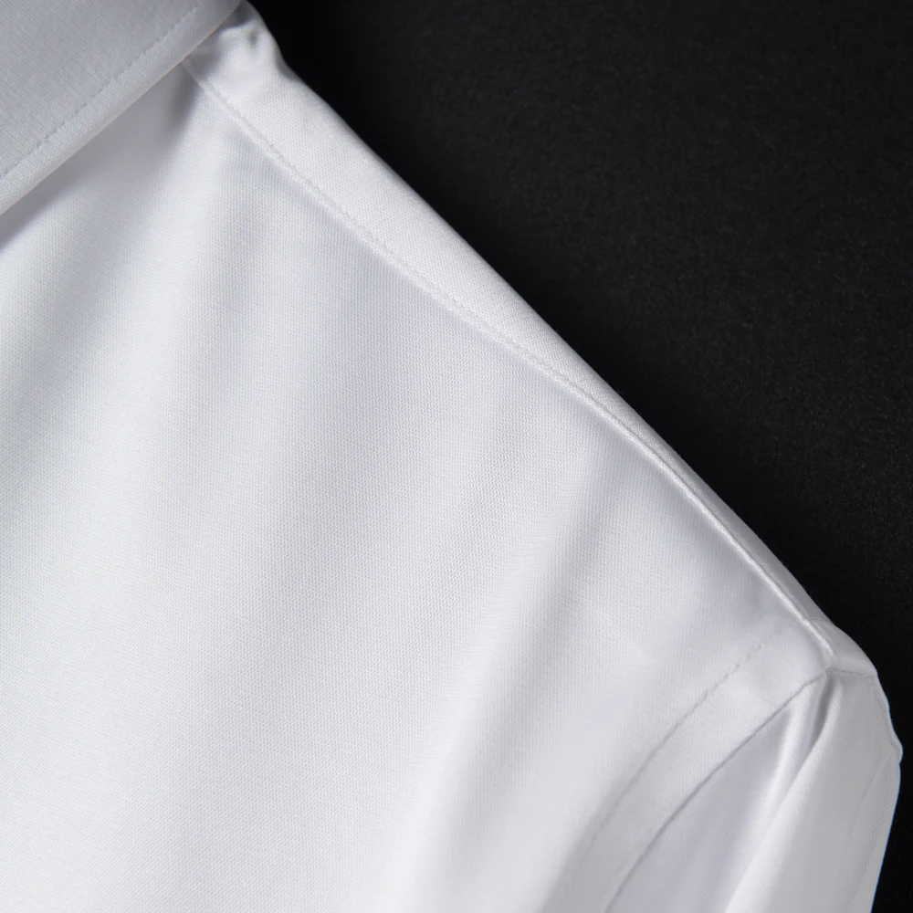 Dress Shirts Men Casual Shirts Men's Party Dance Diamond Button-down Long Sleeve Smooth Silk Touch