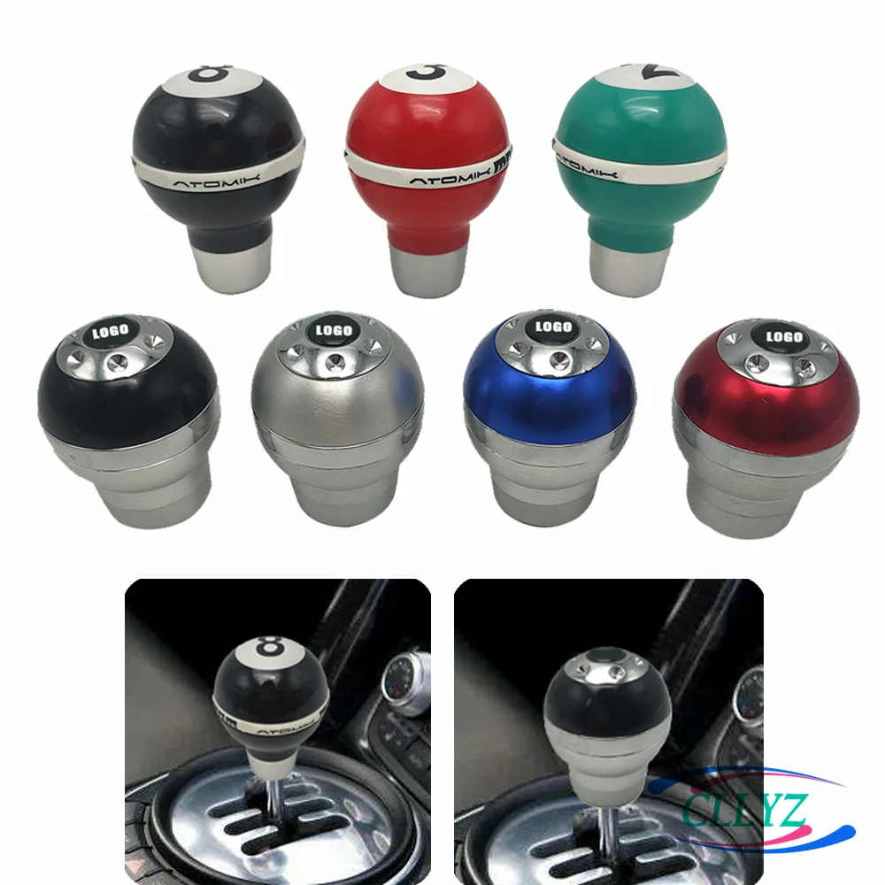 BilliardsNo8No2No3AluminumCarShiftKnobGearLeverShiftLever