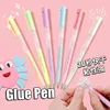 Candy Color Glue Pen Handbook Dispensing Pen Quick-Drying Dot Gule Stick DIY High Viscosity Glue School Office Supplies 1