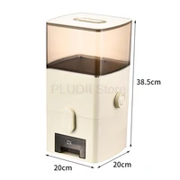 New Food Grade Multifunctional Flour Storage Container Smart Quantitative Flour Organizer for Kitchen Rice Cereal 5L Capacity 6