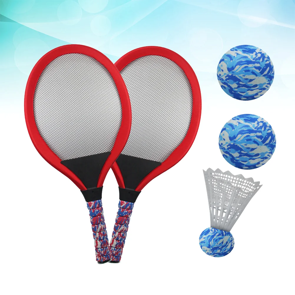 

Kids Tennis Racquet Set Badminton Racket Parent- Child Educational Game for Beginners Childrens Kindergarten School Outdoor