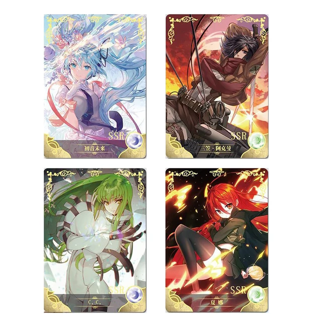 Japanese Anime Kawaii Goddess Story Cards Collection box Kids Birthday Gift Game Hobby collectibles rare Cards for children toys 5