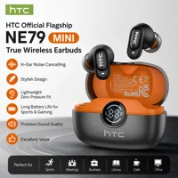 HTC NE79 TWS Bluetooth 6.0 Earbuds AI Translation 135 Languages ENC Noise Cancelling HiFi Stereo Headphones with LED Display 1
