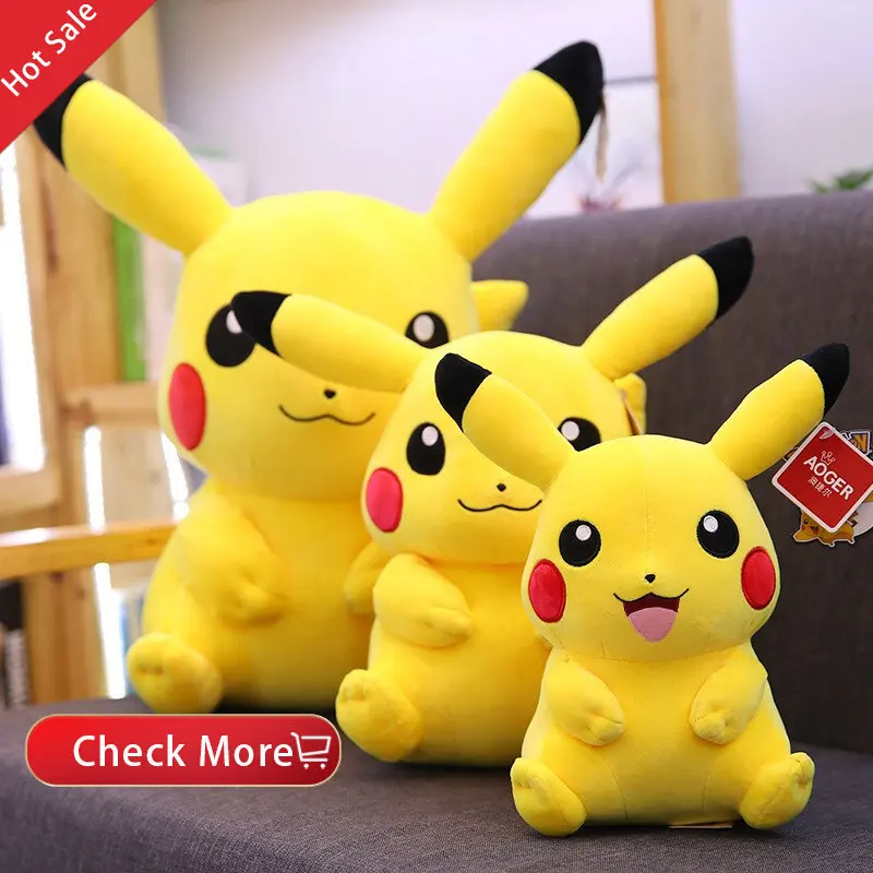 Pokemon Pikachu Plush Hat Kawaii Cartoon Pikachu Bunny Ears Hat Flashing Ear Moveable Plush Doll Creative Birthday Gift For Girl