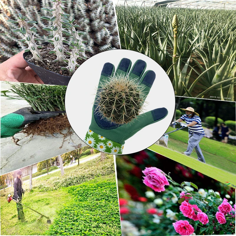 Gardening Gloves for Women Thorn Proof Men's Rose Pruning with Touch Screen Breathable