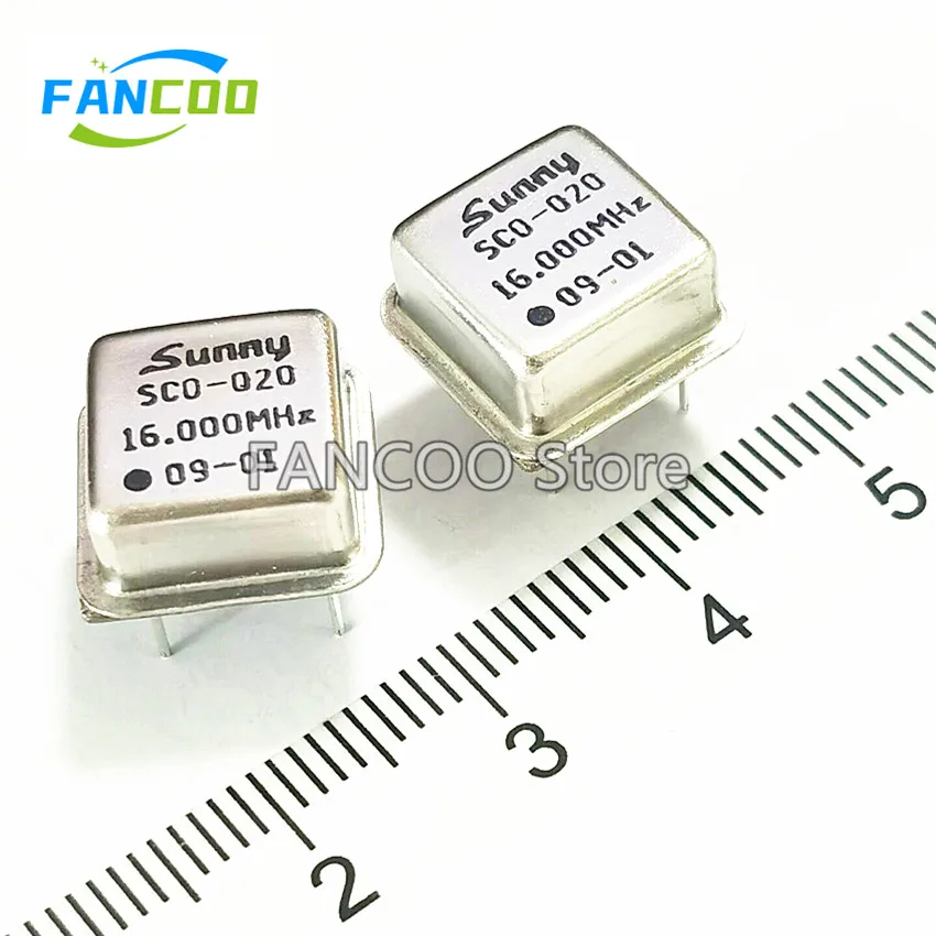 CRYSTAL CLOCK OSCILLATOR crystal oscillator 5PCS 16M 16MHZ 16.000M 16.000MHZ Half size 3.3v 5v OSC DIP-4 16.000