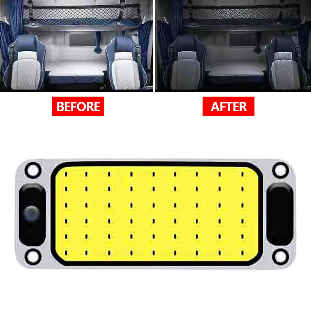 12-24V COB Light 16W Super Bright Cold White LED Lamp Boat Truck Offroad Car Indoor Light Reading Bulb 12V 24V Vehicles