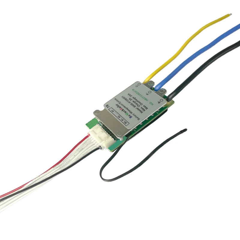 BeMuchSafer 7S 20A 24V 배터리 BMS 7S20A 분리형 포트 PCM 온/오프 스위치 온도 센서 포함 24V 7S BMS DIY 배터리 팩용