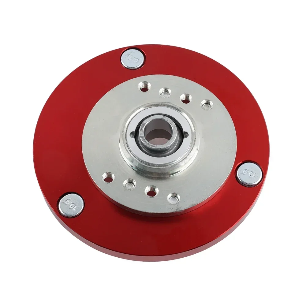 Plaque De Cambrage (Top Mount) Pour Amortisseurs Coilover BMW Série 3 E36 - Avant Gauche/Droite - Aluminium Rouge - BAGARAATAN