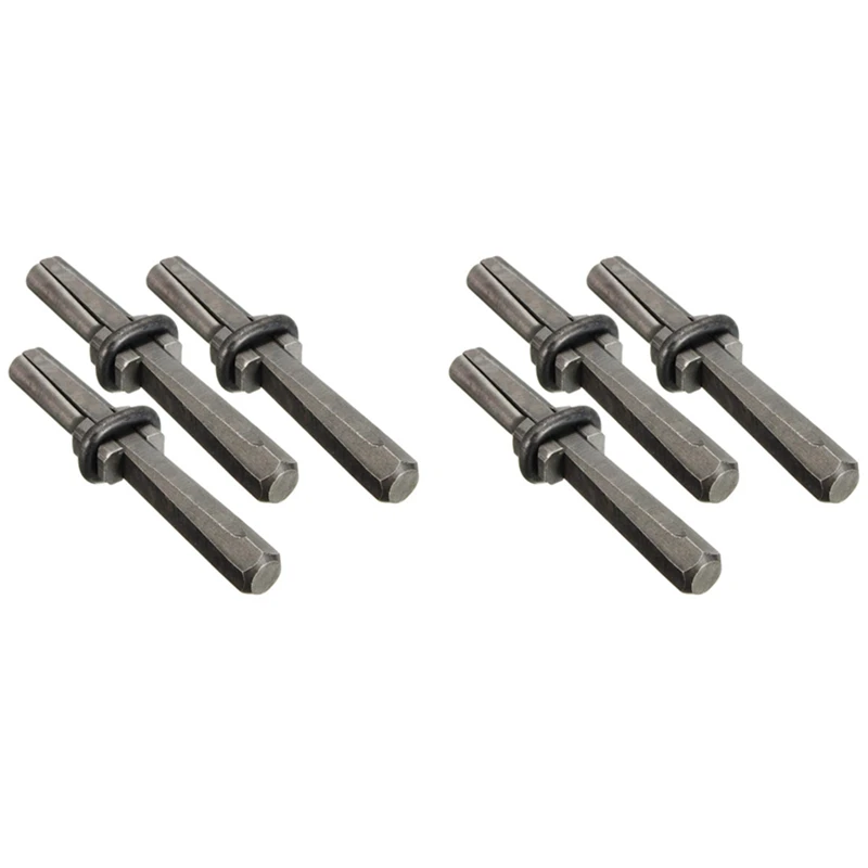 

6 Set Stone Splitter 9/16In Metal Plug Wedges And Feathers Shims Concrete Rock Splitters Hand Tool