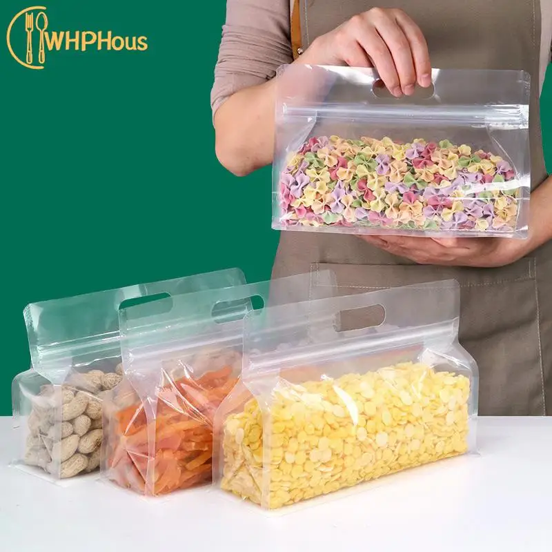 

4Pcs/Set Self-Styled Transparent Handbag Moisture Proof Sealing For Grains, Snacks, Tea Moisture-Proof Storage
