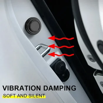 باب السيارة المضادة للتصادم بطانة حماية من السيليكون ذاتية اللصق ملصق الباب إغلاق عازلة للصوت الصامت عازلة طوقا اكسسوارات السيارات - Image 2