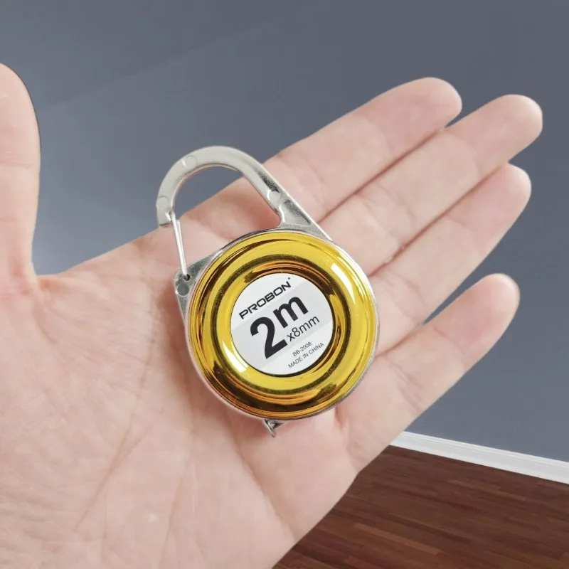 2M Keychain Tape Measure Portable Mini Measuring Ruler Essential forMeasuring Tools Portable Tape Measure for DIY and Home Use